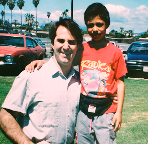 Brady Connell with Michael Corral 